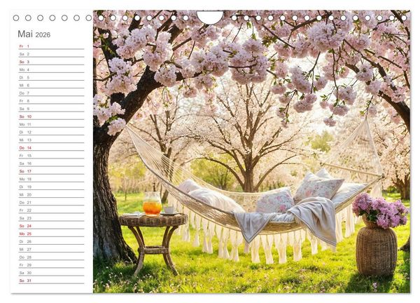 Produktbild: Zuhause im Augenblick - Lieblingspl&auml;tze zum Innehalten (Wandkalender 2026 DIN A4 quer), CALVENDO Monatskalender