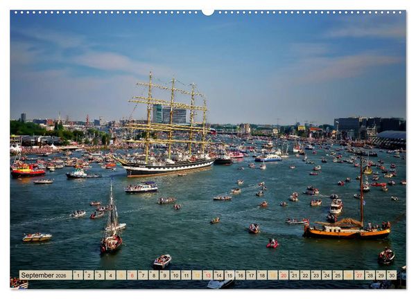 Produktbild: Sch&ouml;ne H&auml;fen zwischen Island und Barbados (hochwertiger Premium Wandkalender 2026 DIN A2 quer), Kunstdruck in Hochglanz