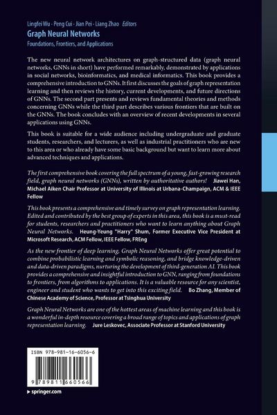 Produktbild: Graph Neural Networks: Foundations, Frontiers, and Applications