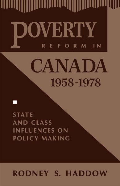 Produktbild: Poverty Reform in Canada, 1958-1978