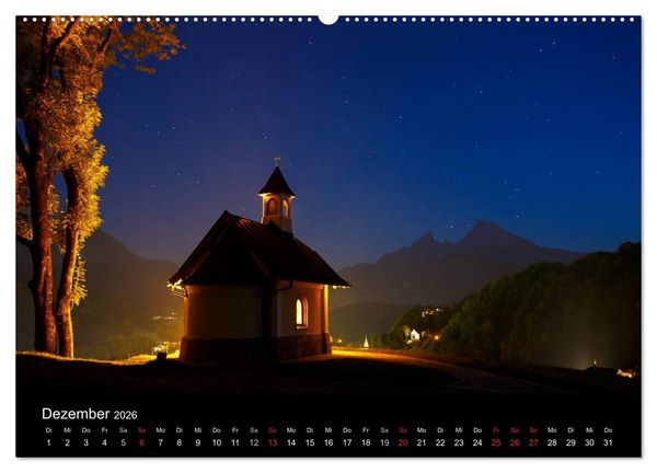 Produktbild: Berchtesgadener Land (hochwertiger Premium Wandkalender 2026 DIN A2 quer), Kunstdruck in Hochglanz