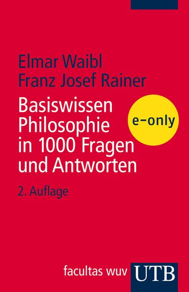 Produktbild: Basiswissen Philosophie in 1000 Fragen und Antworten