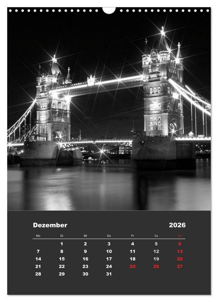 Produktbild: Glanzlichter einer Metropole LONDON (Wandkalender 2026 DIN A3 hoch), CALVENDO Monatskalender