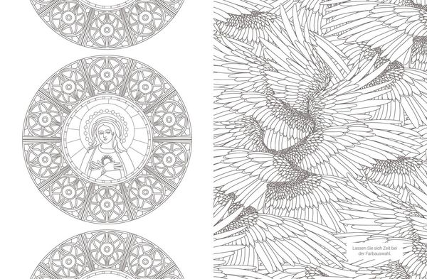 Produktbild: Inspiration Engel &ndash;&nbsp;50 spirituelle Motive zum Ausmalen f&uuml;r mehr Entspannung