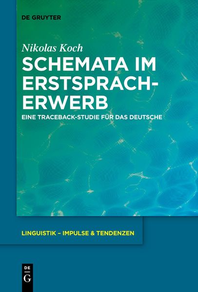 Produktbild: Schemata im Erstspracherwerb