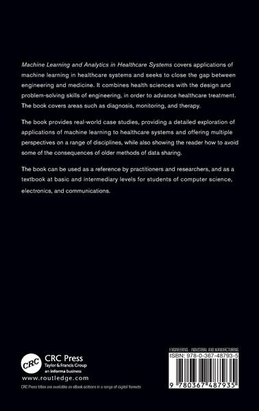 Produktbild: Machine Learning and Analytics in Healthcare Systems