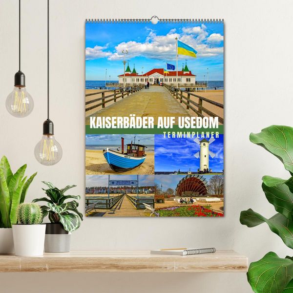 Produktbild: Kaiserb&auml;der auf Usedom (Wandkalender 2026 DIN A2 hoch), CALVENDO Monatskalender