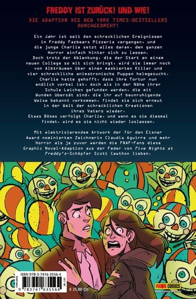 Produktbild: Five Nights at Freddy's: Durchgeknallt - Die Graphic Novel
