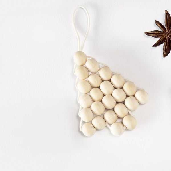 Produktbild: Folia Holzperlen Sterne Set NATURE, 161-teilig