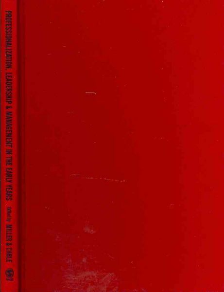 Produktbild: Professionalization, Leadership and Management in the Early Years