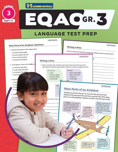 Produktbild: Ontario Grade 3 Language Test Prep Guide (EQAO)