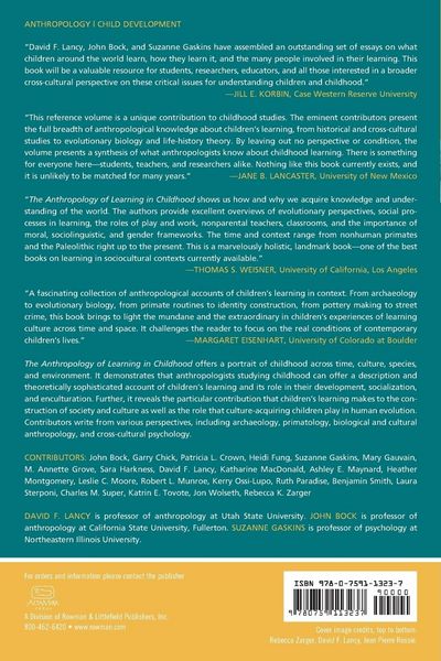 Produktbild: Anthropology of Learning in Childhood