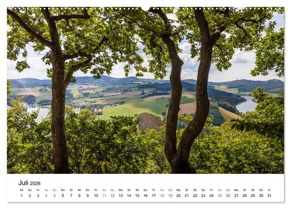 Produktbild: SAUERLAND &ndash; Besondere Orte (hochwertiger Premium Wandkalender 2026 DIN A2 quer), Kunstdruck in Hochglanz