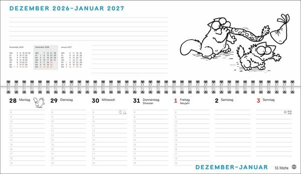 Produktbild: Simons Katze B&uuml;roplaner 2027