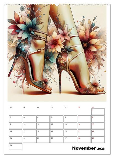 Produktbild: High Heels Zauber (Wandkalender 2026 DIN A2 hoch), CALVENDO Monatskalender