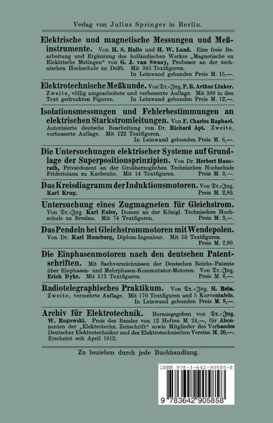 Produktbild: Beitrag zur Theorie und Untersuchung der Ferrarismessger&auml;te