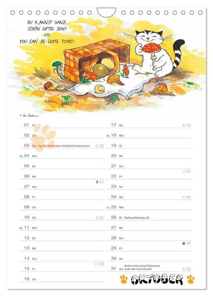 Produktbild: Kater Jacob: kleine Katzenweisheiten (Wandkalender 2027 DIN A4 hoch), CALVENDO Monatskalender