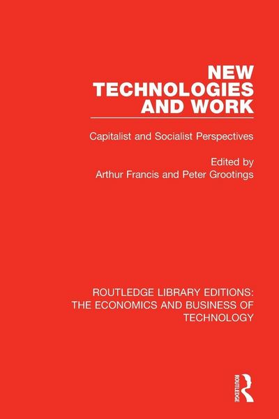 Produktbild: New Technologies and Work