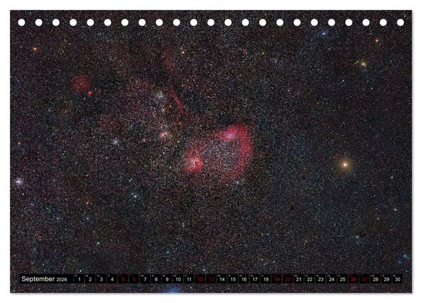 Produktbild: Deepsky Wide (Tischkalender 2026 DIN A5 quer), CALVENDO Monatskalender