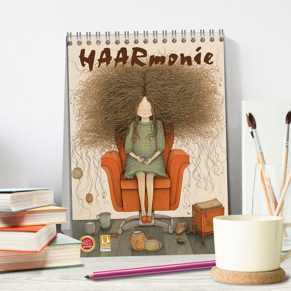 Produktbild: HAARmonie (Tischkalender 2026 DIN A5 hoch), CALVENDO Monatskalender