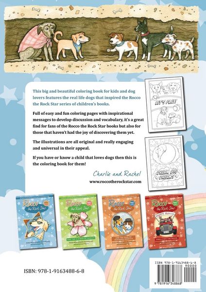 Produktbild: Rocco's Totally Pawsome Coloring Book For Dog Lovers