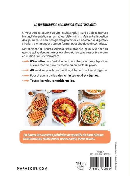 Produktbild: Les 100 recettes du sportif : pour atteindre vos objectifs