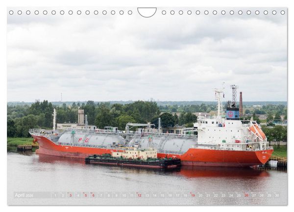 Produktbild: Container - Tanker - Kreuzfahrt - Schiffe (Wandkalender 2026 DIN A4 quer), CALVENDO Monatskalender
