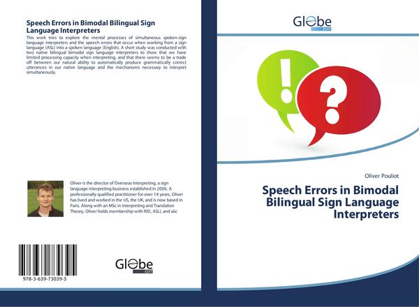Produktbild: Speech Errors in Bimodal Bilingual Sign Language Interpreters