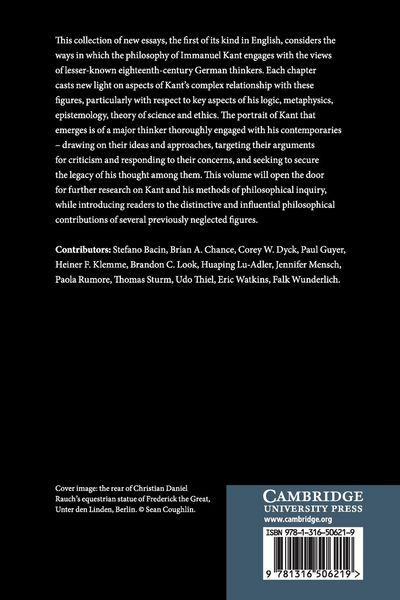 Produktbild: Kant and His German Contemporaries
