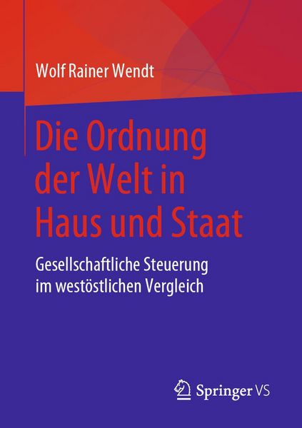 Produktbild: Die Ordnung der Welt in Haus und Staat