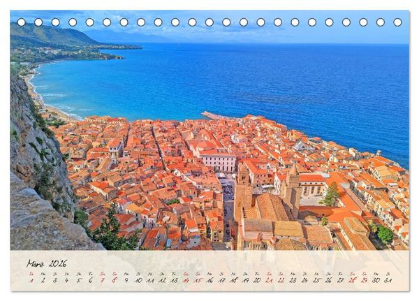 Produktbild: Siziliens Zauber &ndash; Von Palermo bis Taormina (Tischkalender 2026 DIN A5 quer), CALVENDO Monatskalender