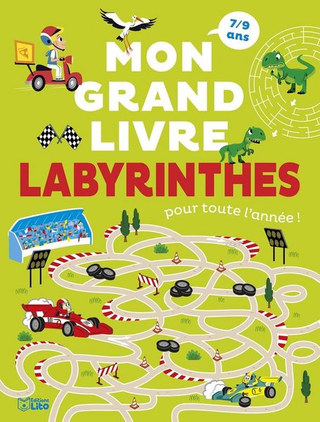 Produktbild: Mon grand livre de labyrinthes pour toute l'ann&eacute;e ! : 7-9 ans