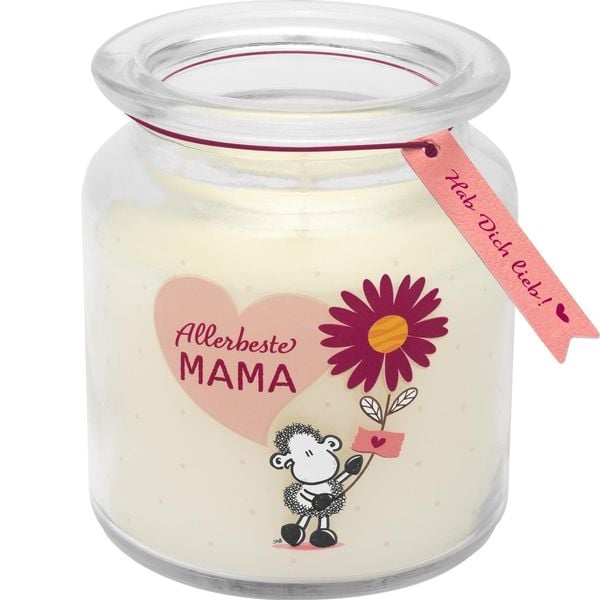 Produktbild: Sheepworld Kerze im Glas Motiv "Allerbeste Mama"