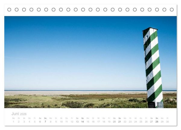 Produktbild: Einfach Borkum (Tischkalender 2026 DIN A5 quer), CALVENDO Monatskalender