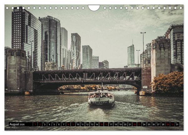 Produktbild: Metropole Chicago (Wandkalender 2026 DIN A4 quer), CALVENDO Monatskalender