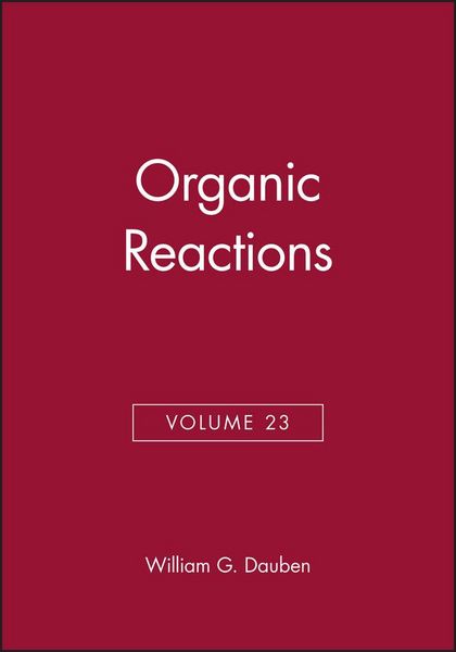 Produktbild: Dauben, W: Organic Reactions, Volume 23