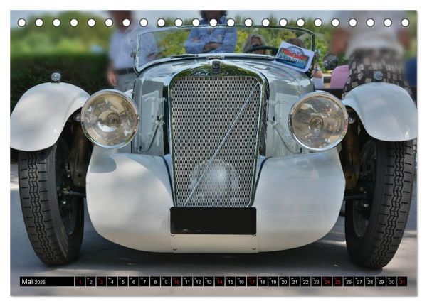Produktbild: Oldtimer - Kostbarkeiten auf R&auml;dern (Tischkalender 2026 DIN A5 quer), CALVENDO Monatskalender