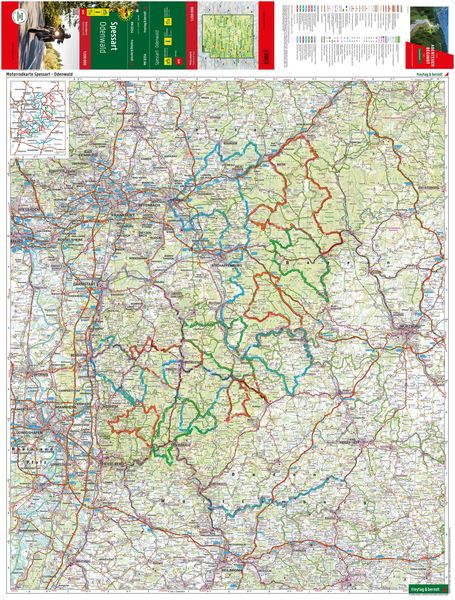 Produktbild: freytag & berndt Motorradkarte Spessart 1:200.000