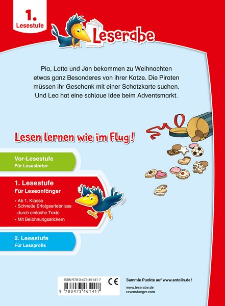 Produktbild: Leserabe 1. Lesestufe - Weihnachtsgeschichten