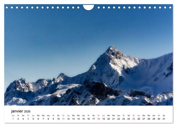 Produktbild: Le massif de Belledonne, vues sur les Alpes (Calendrier mural 2026 DIN A4 vertical), CALVENDO calendrier mensuel