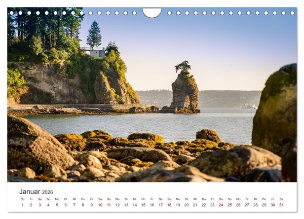 Produktbild: Vancouver - Eine wundersch&ouml;ne Stadt an der Westk&uuml;ste Kanadas. (Wandkalender 2026 DIN A4 quer), CALVENDO Monatskalender