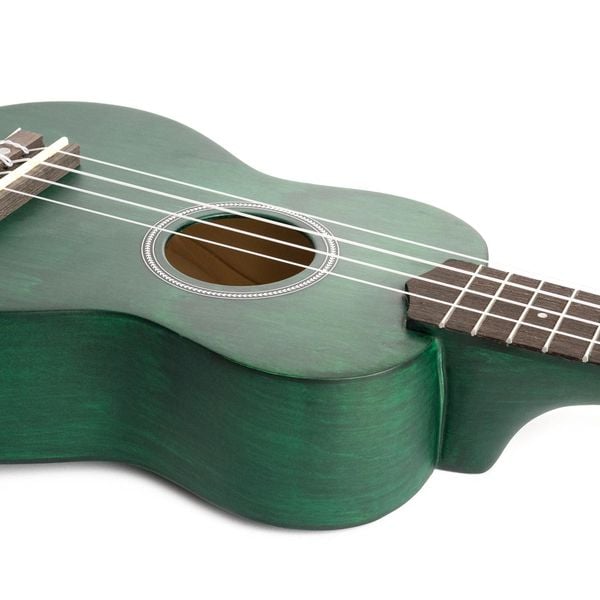 Produktbild: Soprano Ukulele Linden Green (incl. Bag unpadded, 3 Picks)