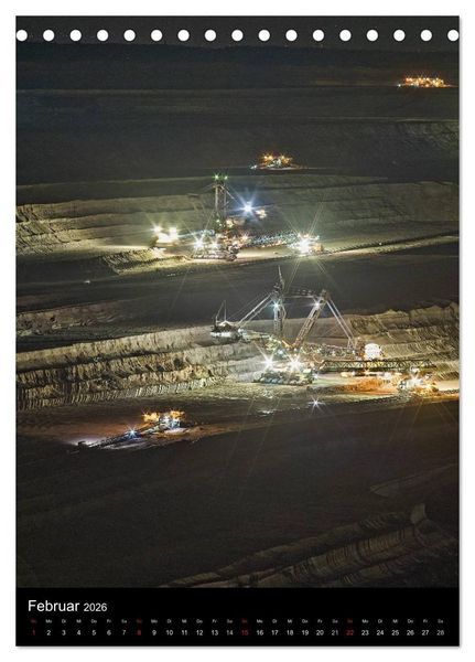 Produktbild: Der Tagebau Hambach (Tischkalender 2026 DIN A5 hoch), CALVENDO Monatskalender