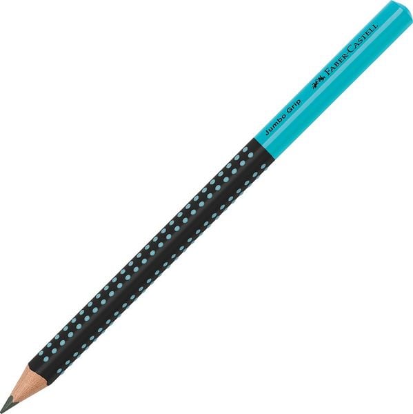 Produktbild: Faber-Castell Bleistift Jumbo Grip Two sw/t&uuml;rkis