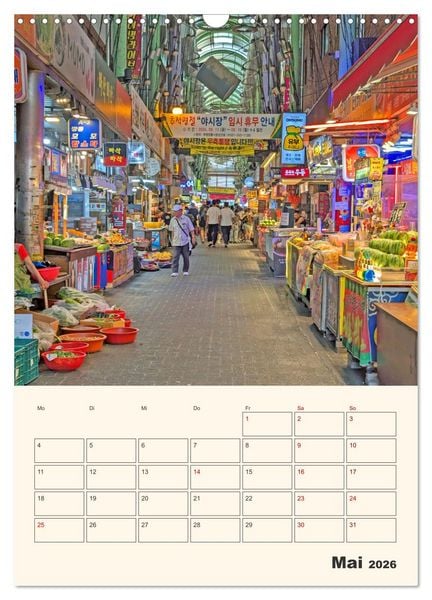 Produktbild: Busan - Eine Reise durch das Herz der K&uuml;stenstadt (Wandkalender 2026 DIN A3 hoch), CALVENDO Monatskalender