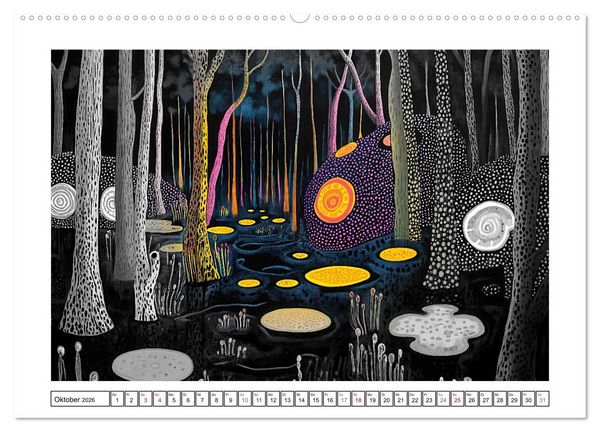 Produktbild: Landschaft - Neu gedacht (hochwertiger Premium Wandkalender 2026 DIN A2 quer), Kunstdruck in Hochglanz
