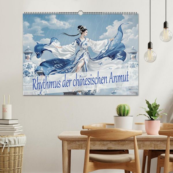 Produktbild: Rhythmus der chinesischen Anmut (Wandkalender 2026 DIN A2 quer), CALVENDO Monatskalender