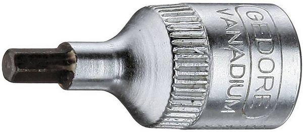 Produktbild: Gedore IN 20 2,5 1707736 Innen-Sechskant Schraubendrehereinsatz 2.5 mm 1/4\" (6.3 mm)