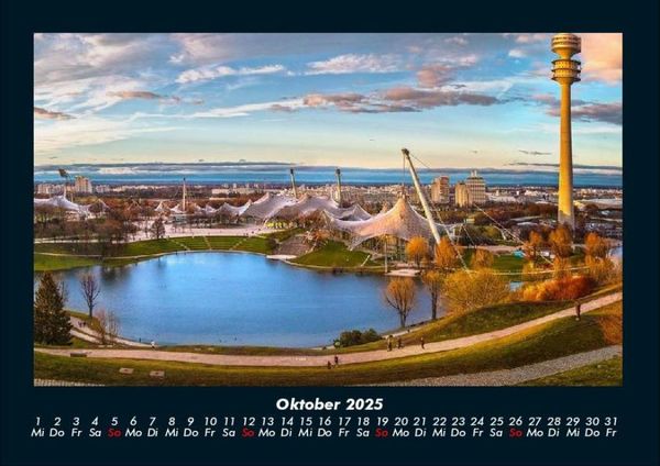 Produktbild: M&uuml;nchen 2025 Fotokalender DIN A4