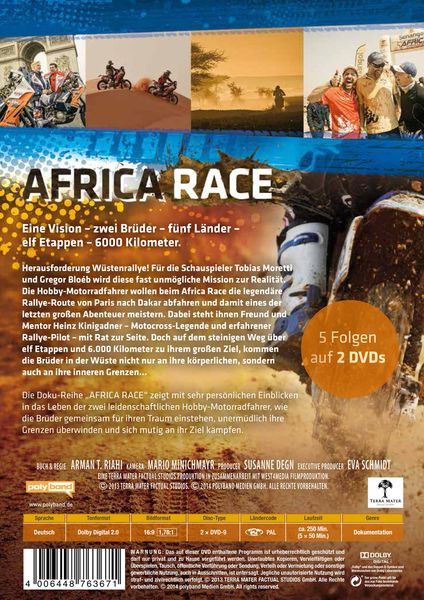 Africa Race - Zwei Brüder zwischen Paris und Dakar [2 DVDs]